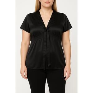 Old Navy Black Satin Blouse